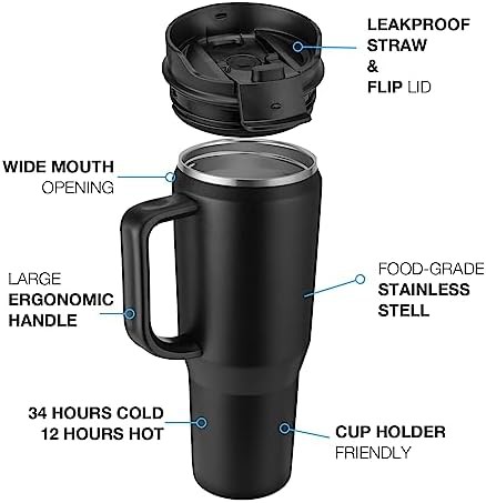 Large 50 oz Insulated Tumbler with Handle — photo 3