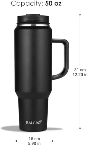 Large 50 oz Insulated Tumbler with Handle — photo 4