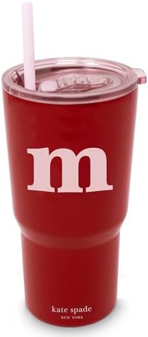 Initial M insulated tumbler 20 oz