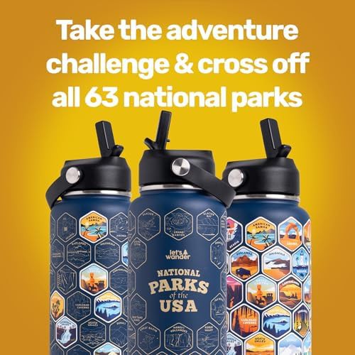 National parks water bottle bundle with stickers — photo 4
