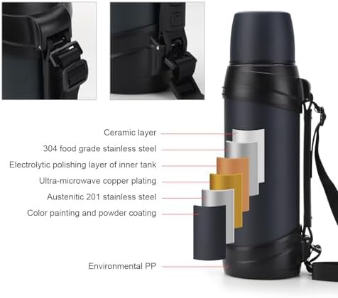 Hiking and fishing large capacity flask — photo 5