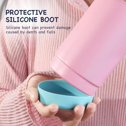 Charm pink kids sports bottle 12 oz — photo 5
