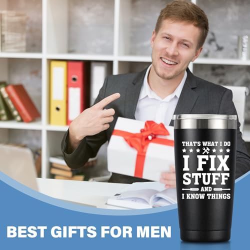 Funny Stainless Steel 20 oz Dad Tumbler — photo 4