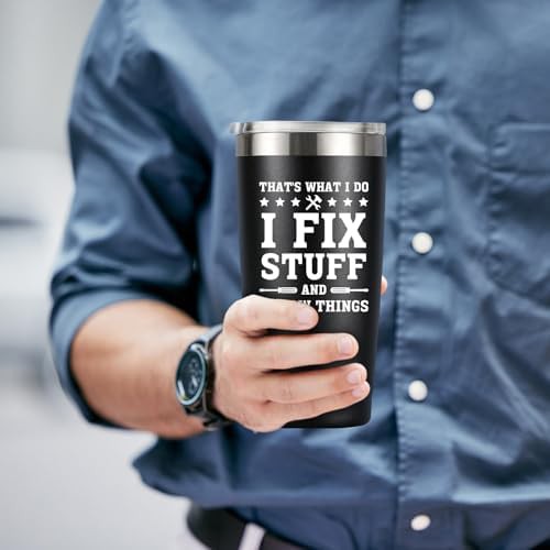 Funny Stainless Steel 20 oz Dad Tumbler — photo 5