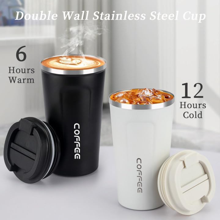 Black Leakproof 17 oz Stainless Steel Mug — photo 4