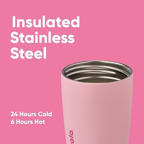 Owala SmoothSip insulated coffee tumbler 12 oz pink — photo 4