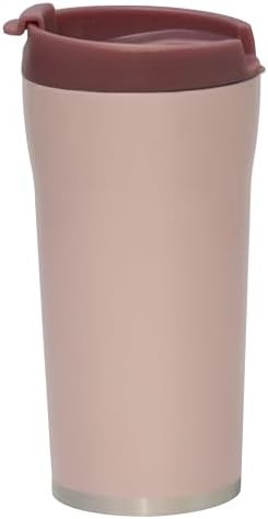 Punch pink stainless steel travel mug 12 oz