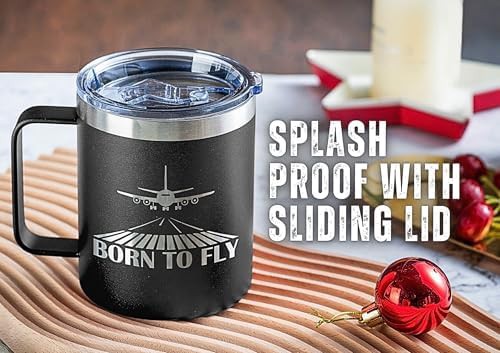 Pilot aviation laser logo coffee mug — photo 4