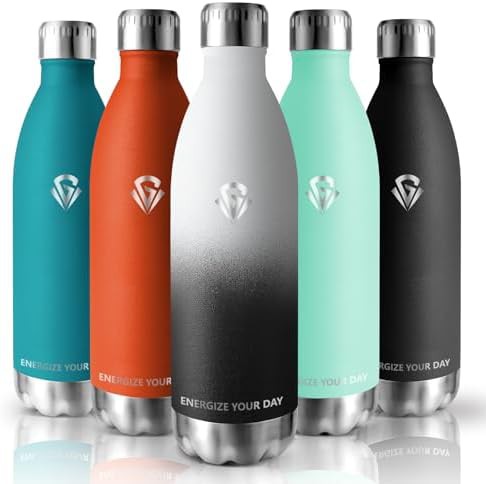 Double Walled 1 Liter Hiking Water Bottle