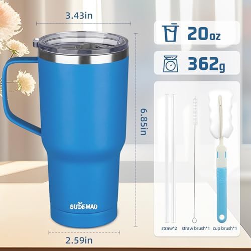 Ceramic coated coffee mug in blue — photo 2