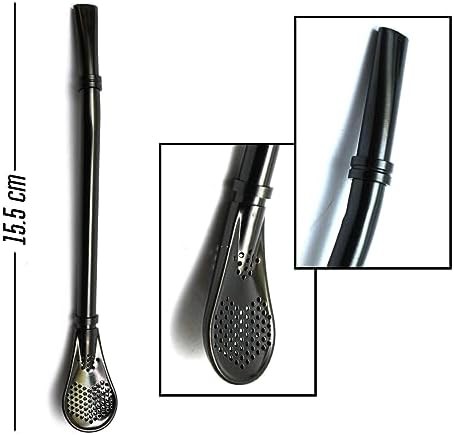 Black Stainless Steel Yerba Mate Thermal Set — photo 4