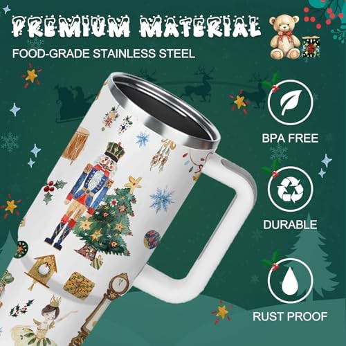 Christmas Nutcracker 40 oz Travel Mug — photo 4