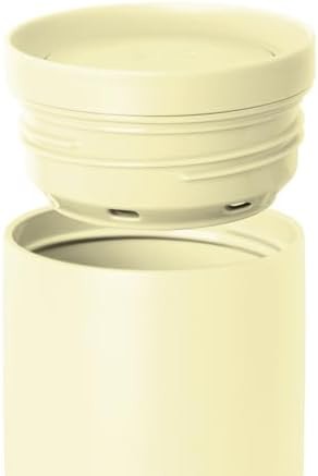 Yellow travel coffee mug with 360 lid 16 oz — photo 3