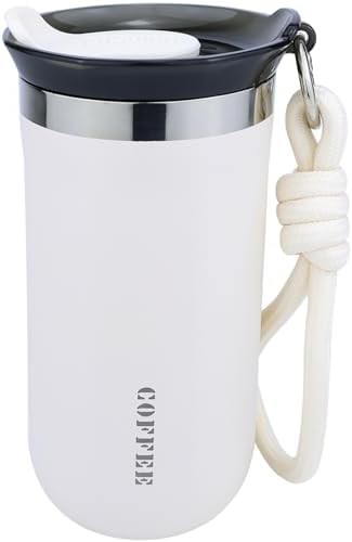 White 17 oz Leakproof Travel Coffee Mug — photo 5