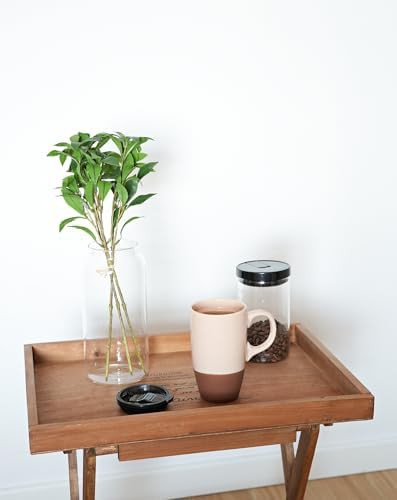 Pink Ceramic Portable Coffee Mug — photo 4