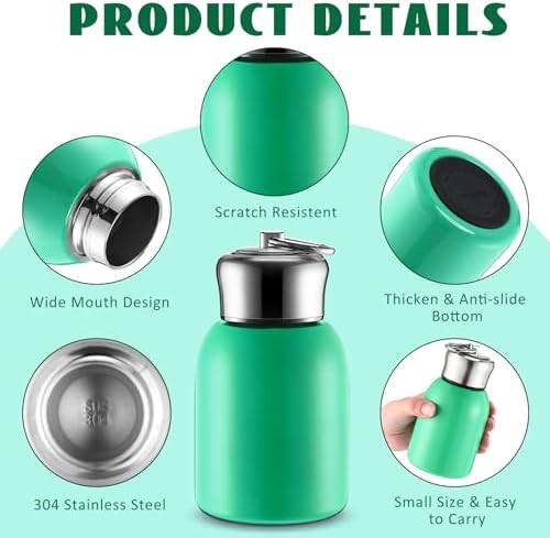 Mini stainless steel insulated water bottle set — photo 3