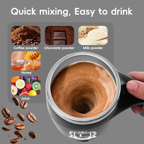 Magnetic Stirring Stainless Steel Travel Cup — photo 3
