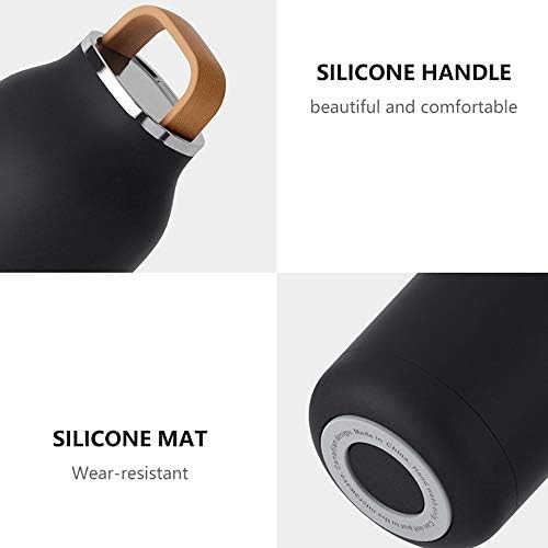 Stainless steel thermal cup with handle — photo 2