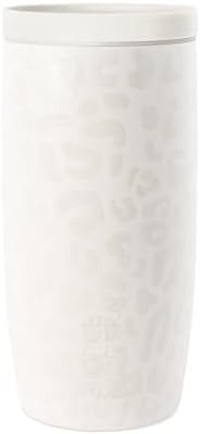 Leopard travel coffee mug with 360 lid 16 oz