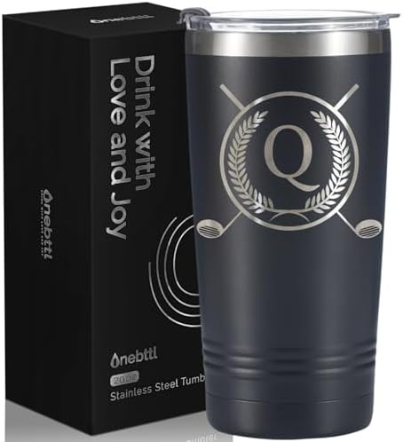 Golf initial Q travel mug 20 oz