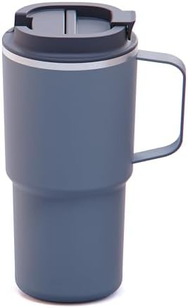 Grey nitro tumbler with handle 22 oz