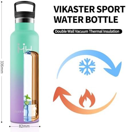 Vikaster 1 litre water bottle with straw — photo 3