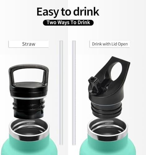 Vikaster 1 litre water bottle with straw — photo 5