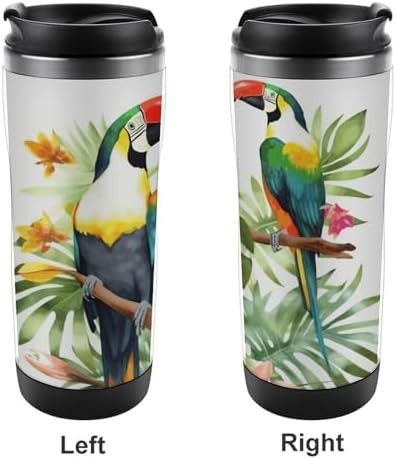 Toucans and Palm Tree Insulated Mug — photo 4