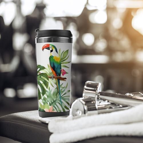 Toucans and Palm Tree Insulated Mug — photo 5