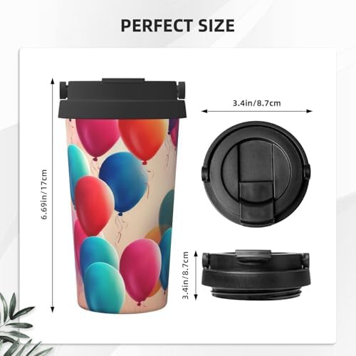Balloon print coffee tumbler 17oz — photo 3