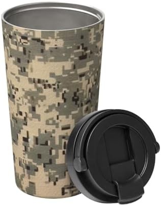 Army camouflage print coffee tumbler 17oz