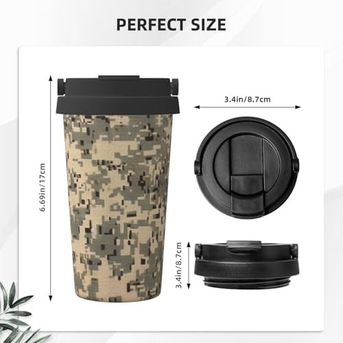 Army camouflage print coffee tumbler 17oz — photo 3