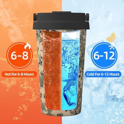 Army camouflage print coffee tumbler 17oz — photo 5