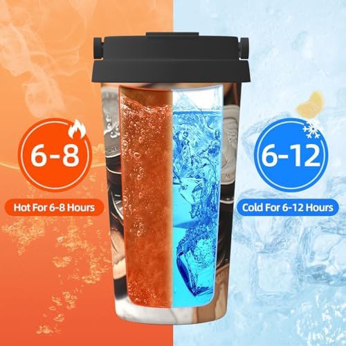 Currency coin print coffee tumbler 17oz — photo 5