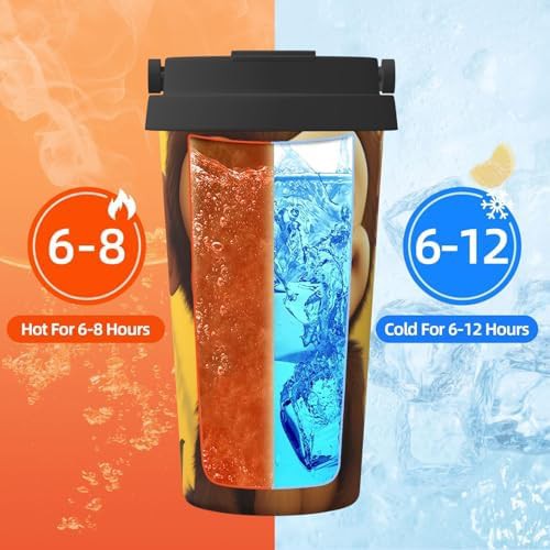 Monkey banana print coffee tumbler 17oz — photo 5