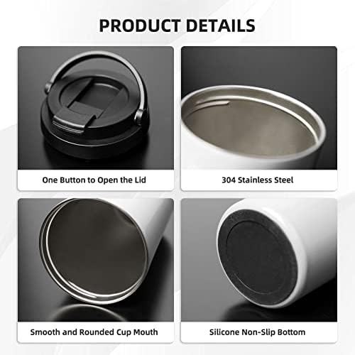 Artificial flower print coffee tumbler 17oz — photo 4