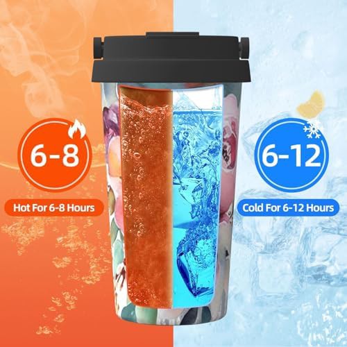 Watercolor floral corner bouquet tumbler 17oz — photo 5