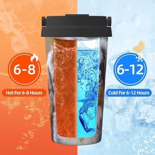 Australian shepherd print tumbler 17oz — photo 5
