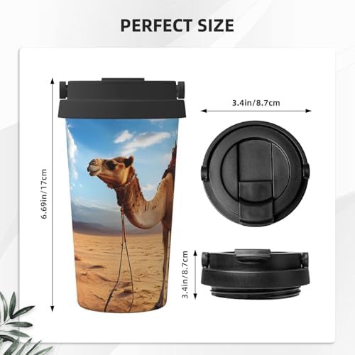 Camel blue sky print coffee tumbler 17oz — photo 3