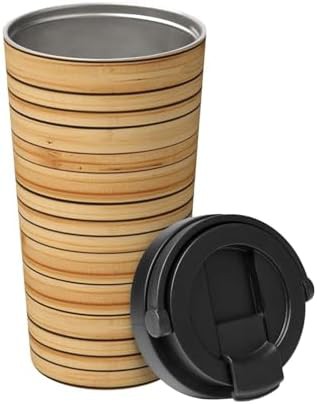 Board texture print coffee tumbler 17oz
