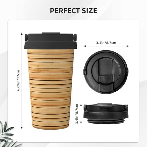 Board texture print coffee tumbler 17oz — photo 3