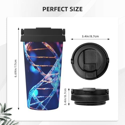 Genetic helix print coffee tumbler 17oz — photo 3
