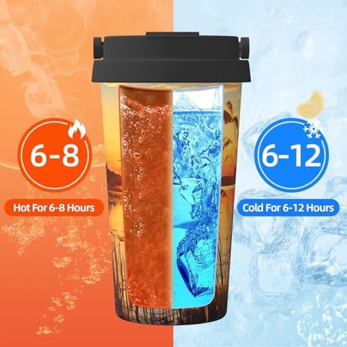 Reeds by the river print coffee tumbler 17oz — photo 5