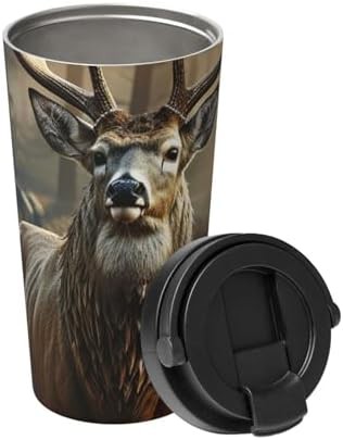 Deer hunting season print coffee tumbler 17oz