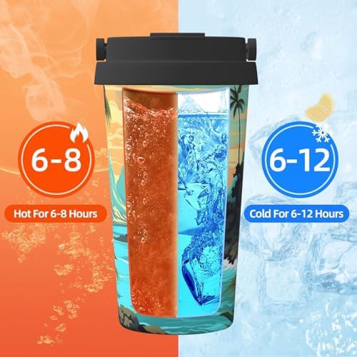 Hello hawaii print coffee tumbler 17oz — photo 5
