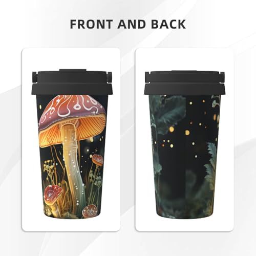 Butterfly mushroom print coffee tumbler 17oz — photo 2