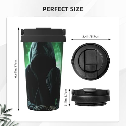 Hacker attack print coffee tumbler 17oz — photo 3