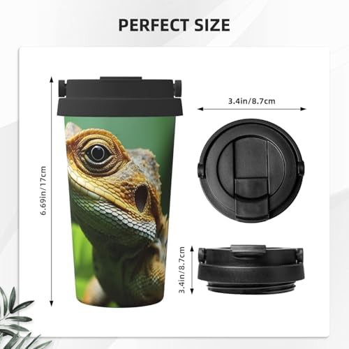 Animal lizard print coffee tumbler 17oz — photo 3