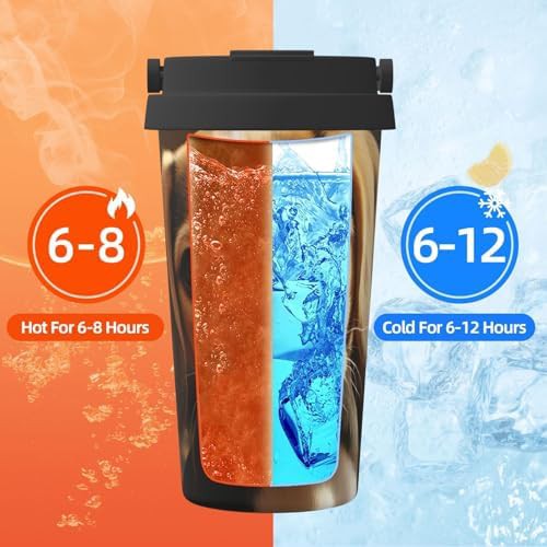 Cute beagle print coffee tumbler 17oz — photo 5