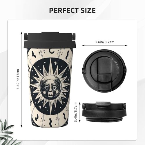 Astrological sign print coffee tumbler 17oz — photo 3